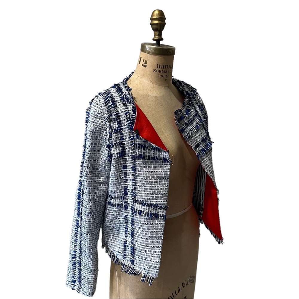 Luna Boutique Tweed Patchwork Jacket - image 3